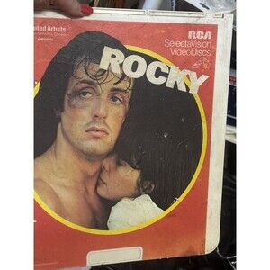 Rocky Sylvester Stallone Video Disc RCA SelectaVision CED Action Drama
